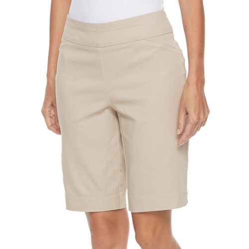 Women's Croft & Barrow® Pull-On Stretch Bermuda Shorts