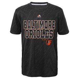 Boys 8-20 Majestic Baltimore Orioles Geo Fuse Sublimated Cool Base Tee