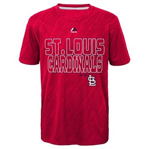Boys 8-20 Majestic St. Louis Cardinals Geo Fuse Sublimated Cool Base Tee