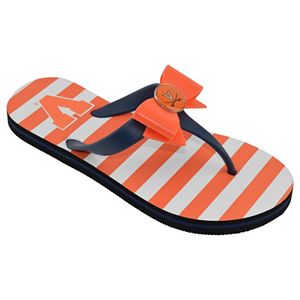 Women's College Edition Virginia Cavaliers Bow Flip-Flops