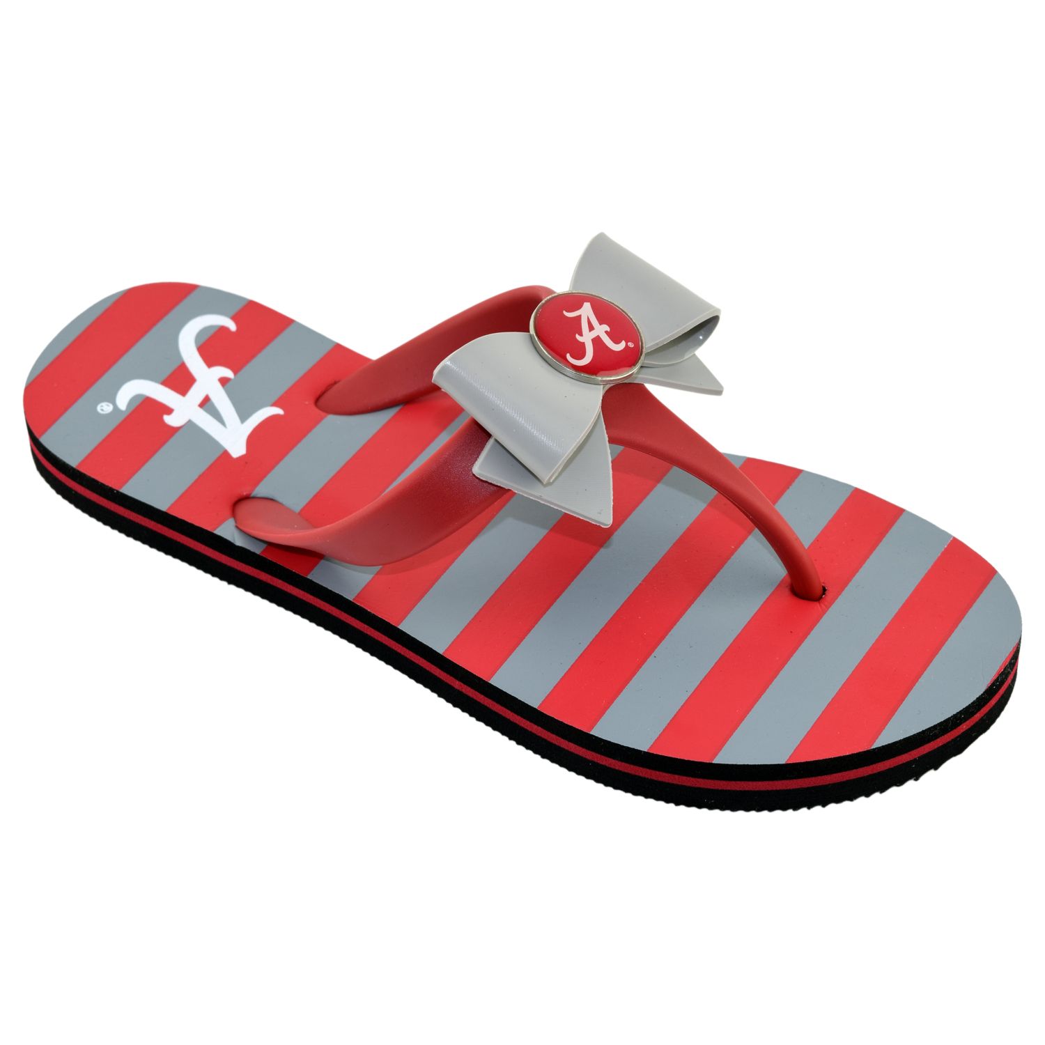 alabama crimson tide flip flops