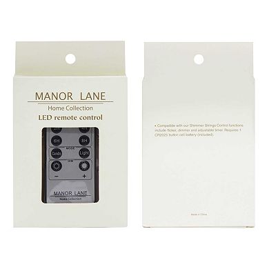 Manor Lane LED Shimmer String Lights Remote Control 