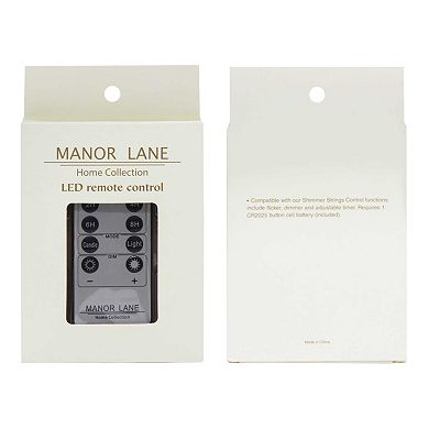Manor Lane LED Shimmer String Lights Remote Control