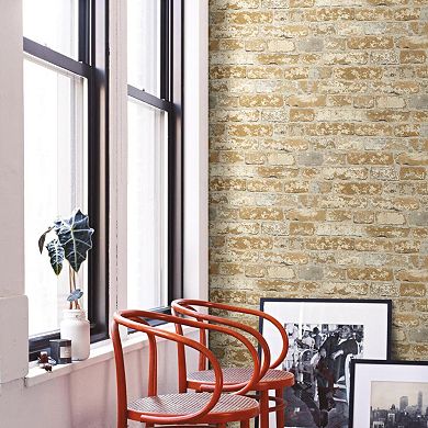 Roommates Faux Brick Peel & Stick Wallpaper Wall Decal