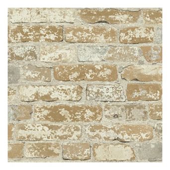 RoomMates Faux Brick Peel & Stick Wallpaper Wall Decal