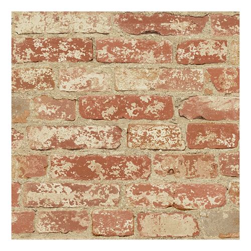 Roommates Faux Brick Peel & Stick Wallpaper Wall Decal