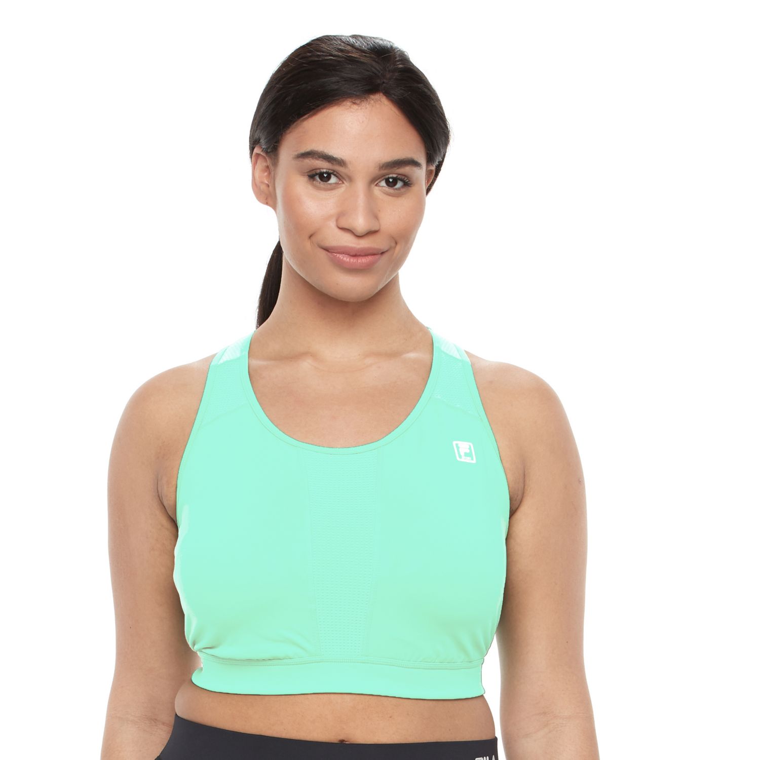 plus size fila crop top