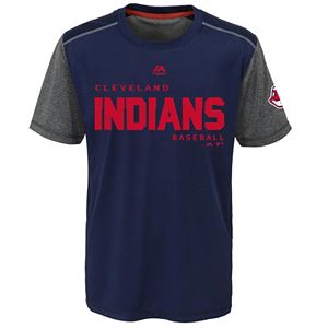 Boys 8-20 Majestic Cleveland Indians Club Series Cool Base Tee
