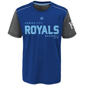 Boys 8-20 Majestic Kansas City Royals Club Series Cool Base Tee