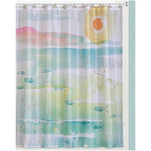 Creative Bath By The Sea Shower Curtain