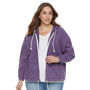 Plus Size SONOMA Goods for Life™ French Terry Drawstring Hoodie
