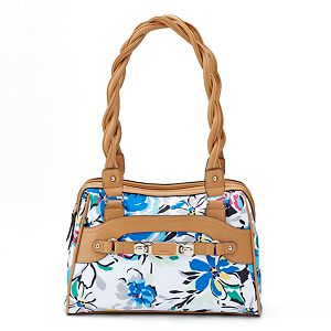 Rosetti Twist It Up Double-Zip Satchel