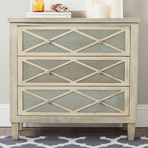 Safavieh Two-Tone 3-Drawer Dresser