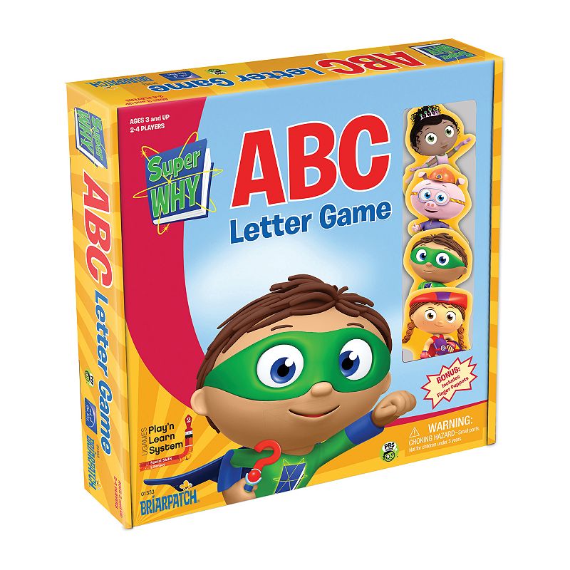 Super WHY ABC Letter Game by Briarpatch, Multicolor