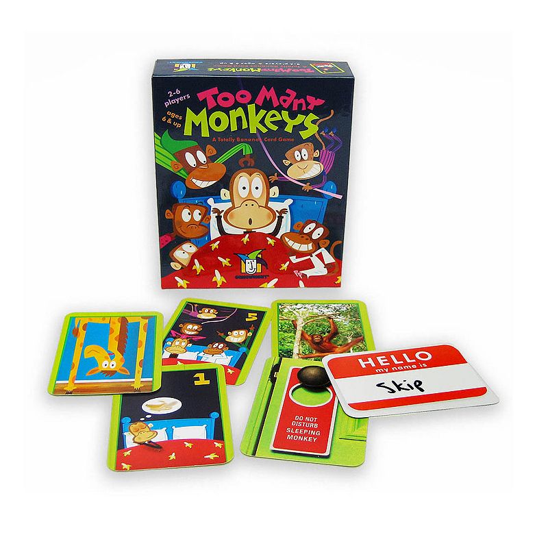 UPC 759751002411 product image for Too Many Monkeys Card Game by Gamewright, Multicolor | upcitemdb.com