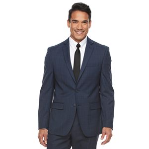 Big & Tall Van Heusen Flex Slim-Fit Plaid Stretch Suit Jacket