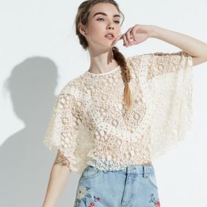 k/lab Lace Trapeze Top