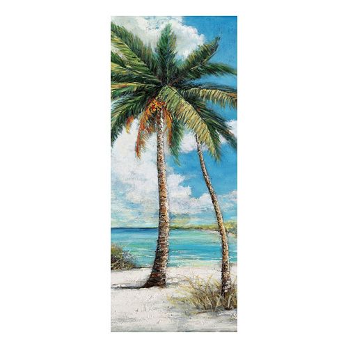 Holiday Panel A Palm Trees Canvas Wall Art