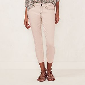 Women's LC Lauren Conrad Contrast Crop Skinny Jeans