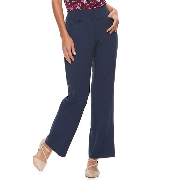 Women's ELLE™ Wide Waistband Dress Pants