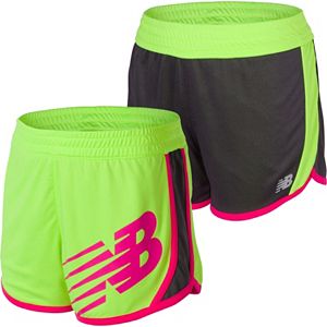 Girls 7-16 New Balance Reversible Performance Shorts