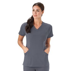 Women's Jockey Scrubs Modern Mesh V-Neck Top