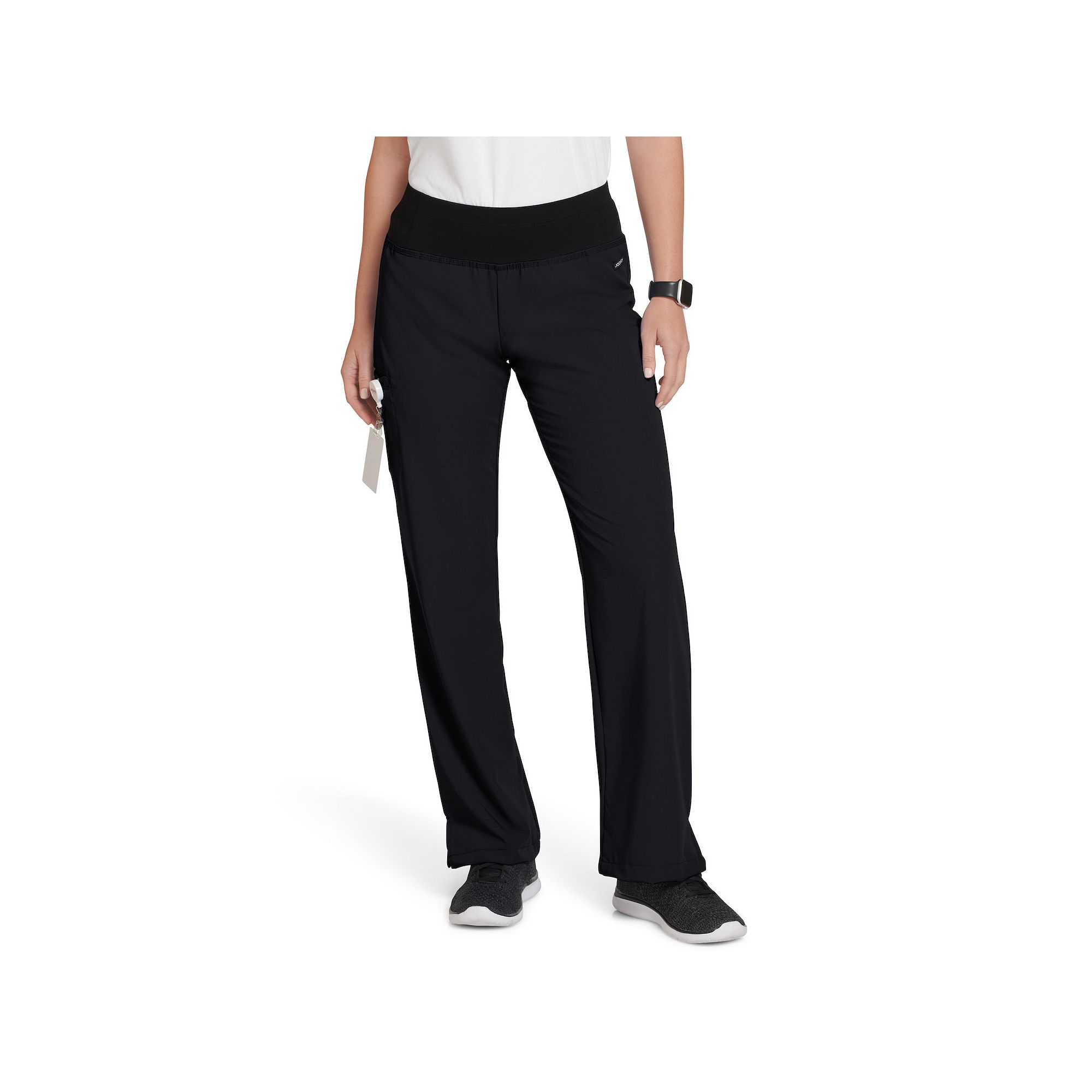 Womens Jockey® Scrubs Soft Comfort Yoga Pants 2358, Size: XS, Black