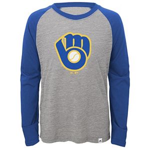 Boys 8-20 Majestic Milwaukee Brewers Grueling Ordeal Tee