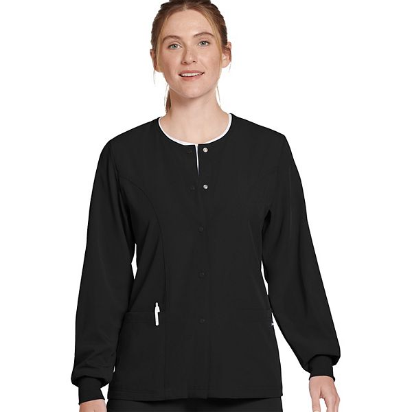 Women's Jockey® Scrubs Classic Round Neckline Snap Jacket 2356