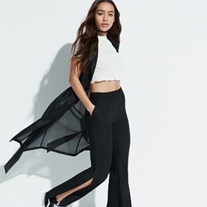 k/lab Sheer Long Vest
