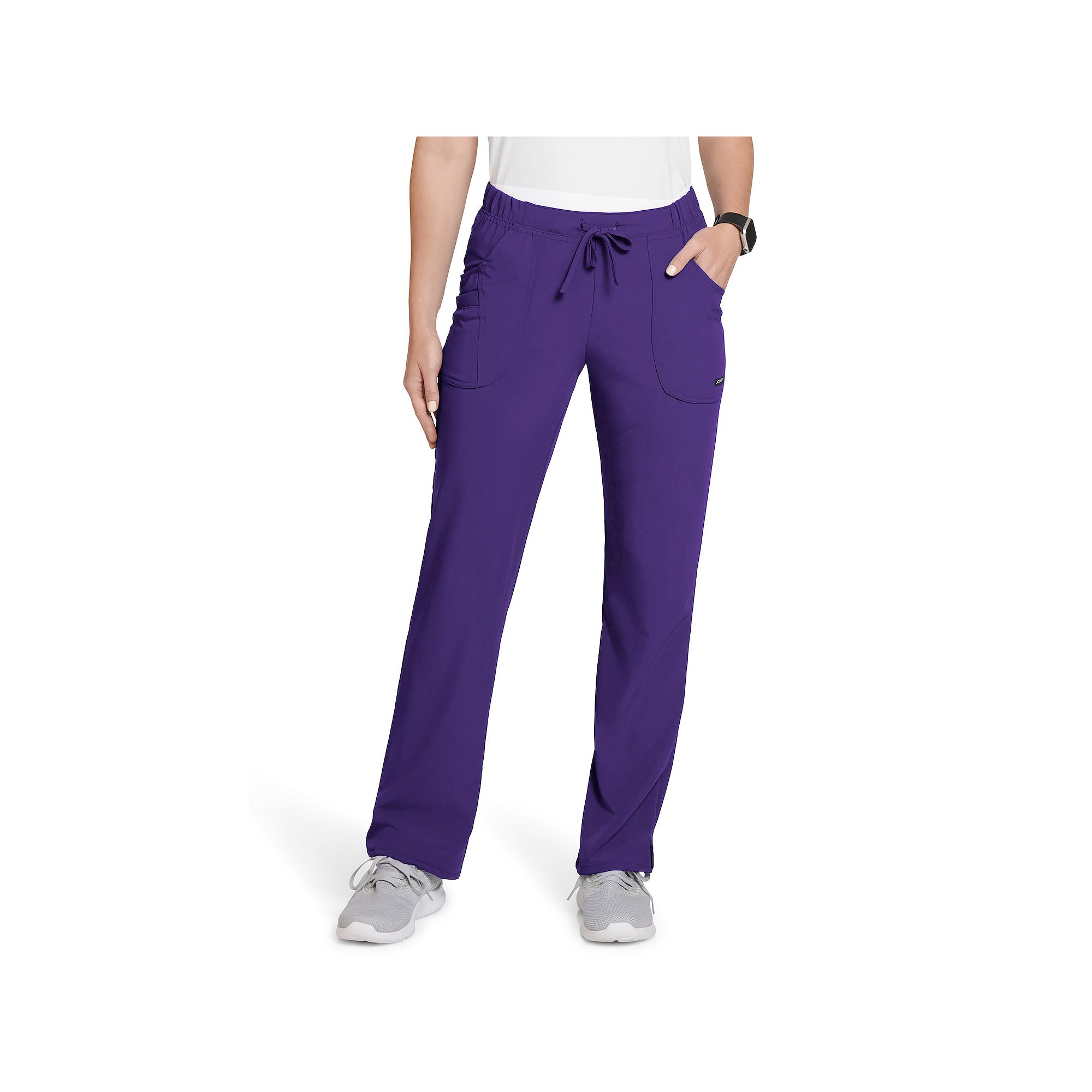 Womens Jockey® Scrubs Extreme Comfy Pants 2377, Size: XS Petite, Purple