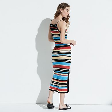 k/lab Striped Knit Maxi Dress