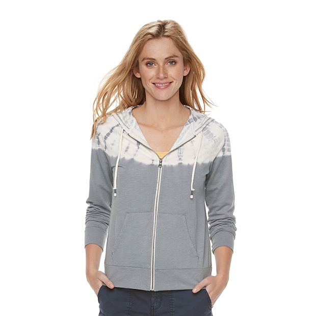 Women's Sonoma Goods For Life Terry Zip-Up Hoodie, Size: XL, Med