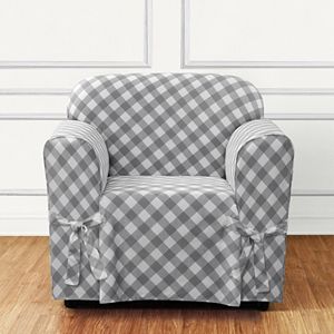 Sure Fit Buffalo Check Chair Slipcover