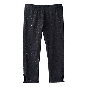 Girls 7-16 & Plus Size SO® Glitter Keyhole Capri Leggings