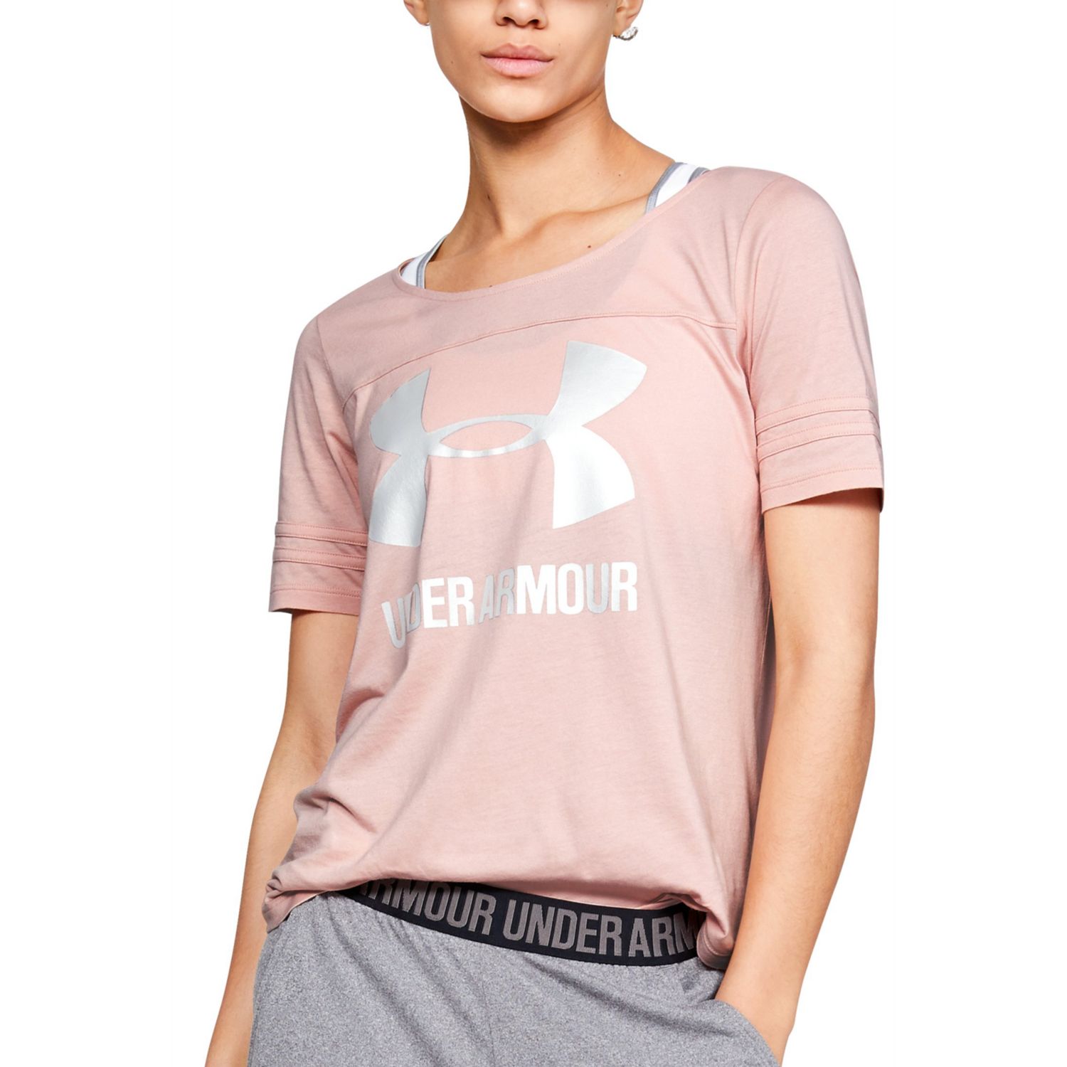 under armour womens baseball tee