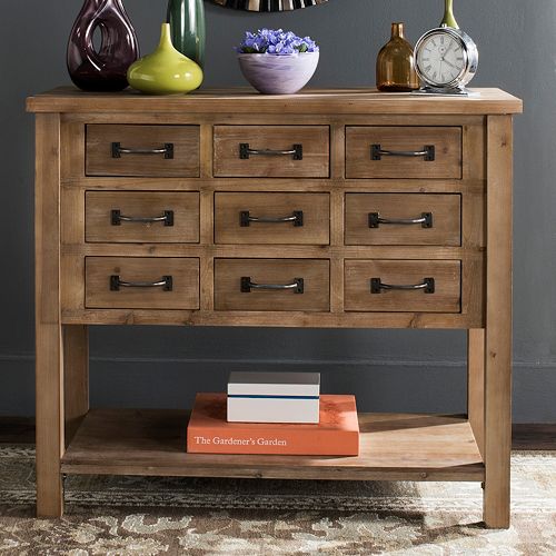 Safavieh Rustic 9 Drawer Storage Cabinet