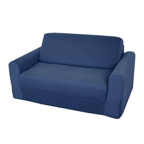 Fun Furnishings Blue Denim Sleeper Sofa Kids