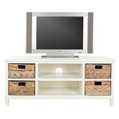 Safavieh Woven Basket & TV Stand 5-piece Set