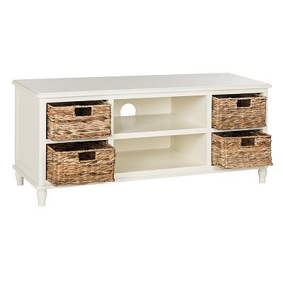 Tv stand storage baskets online