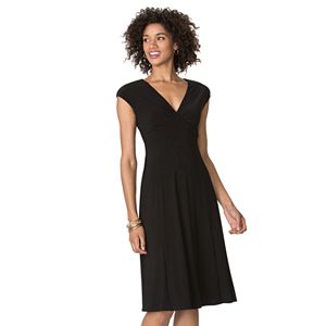 Women's Chaps Solid Empire Dress