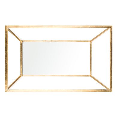 Safavieh Geometric Gold Finish Coffee Table