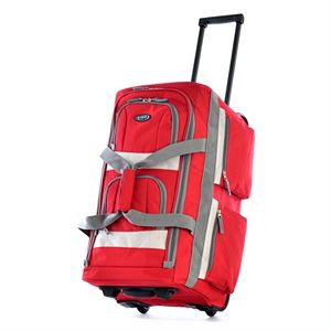 Olympia 8-Pocket Rolling Duffel Bag
