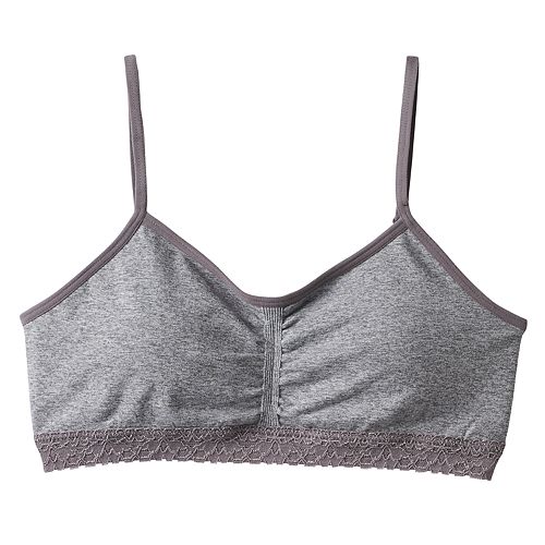 Girls 716 Maidenform Lace Crop Bra