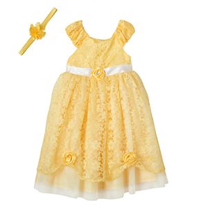 Girls 4-6x Disney Princess Belle Costume Dress