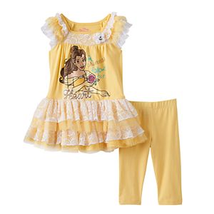 Disney's Beauty and the Beast Toddler Girl Belle Dress & Leggings Set