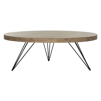 Safavieh Rustic Contemporary Round Coffee Table
