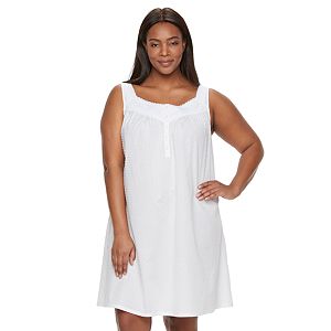 Plus Size Croft & Barrow® Pajamas: Crochet Nightgown
