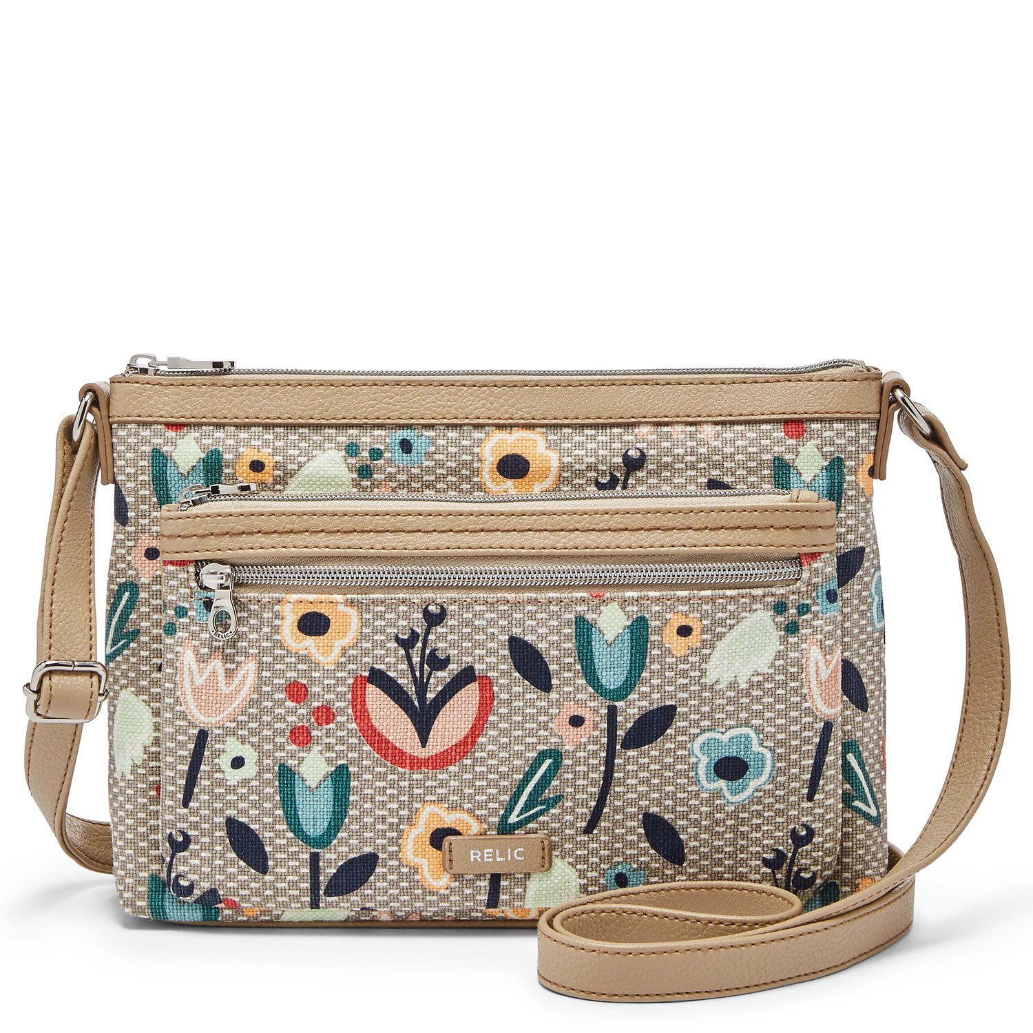 fossil evie leather crossbody bag