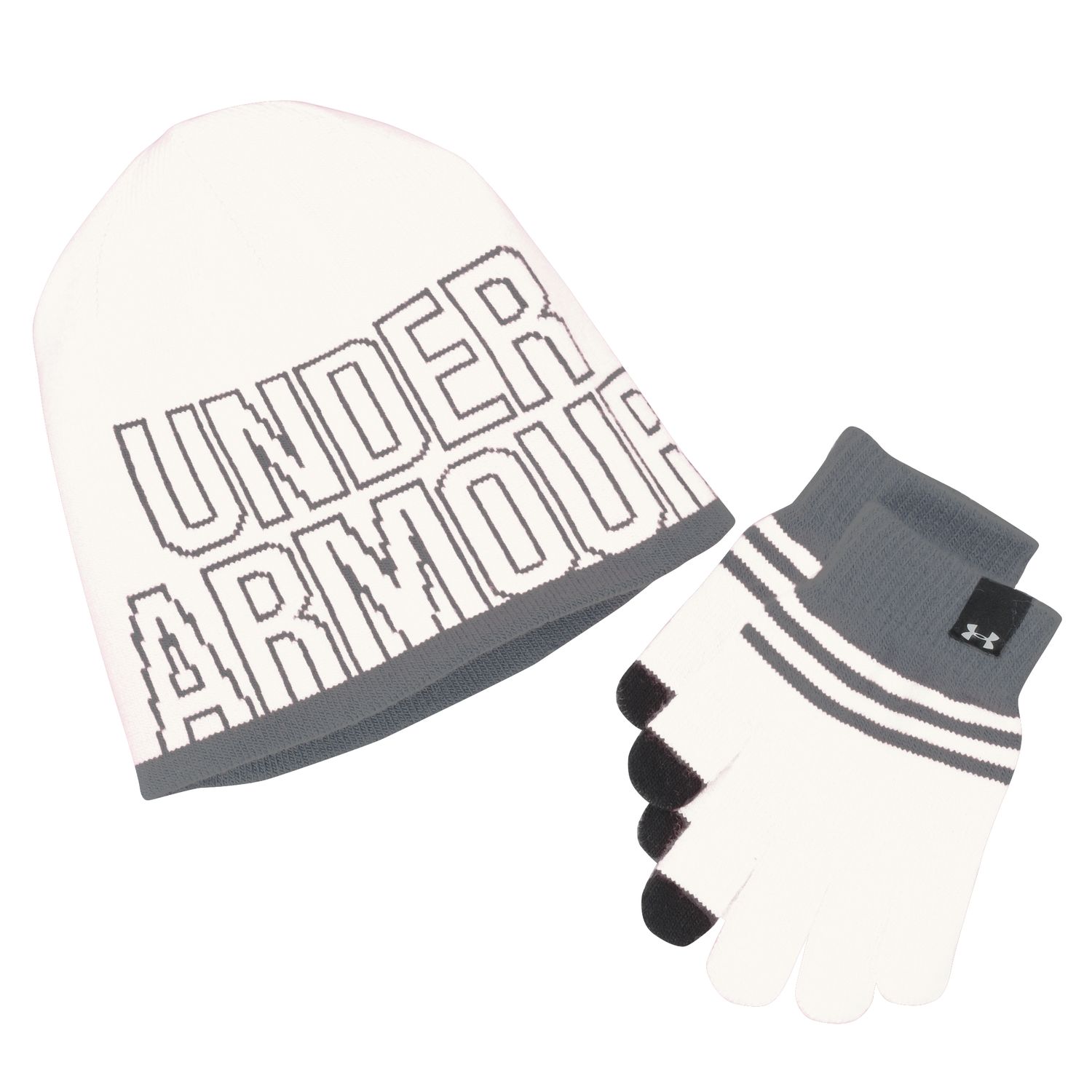 under armour hat and gloves
